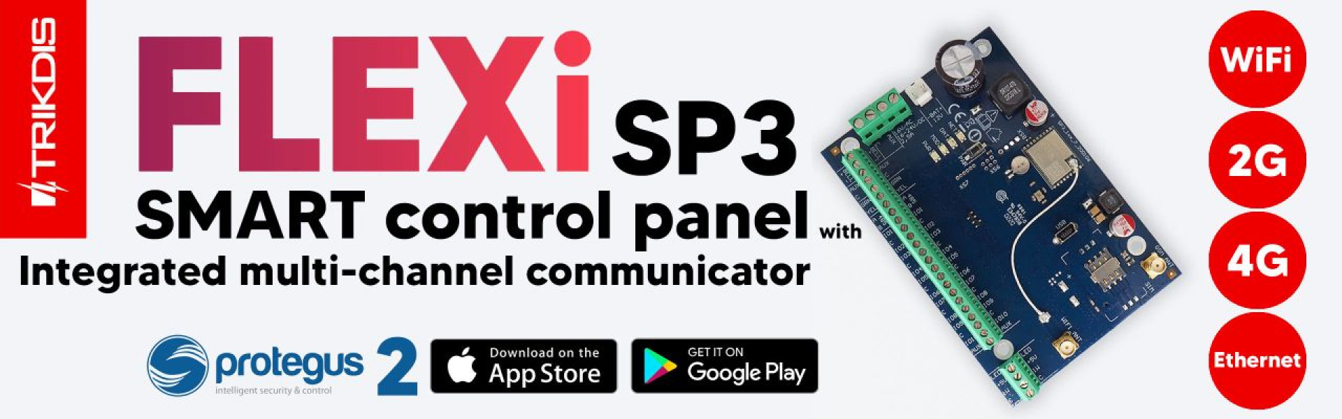 Trikdis FLEXi SP3 smart control panel