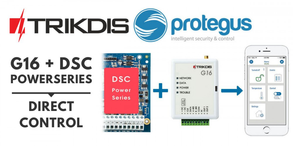 G16 – Directe bediening voor DSC PowerSeries alarmcentrales