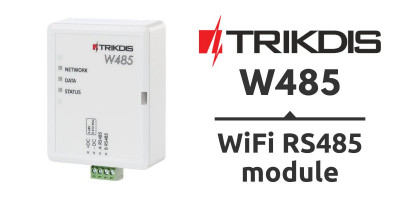 Productlancering – Trikdis W485 WiFi RS485 module