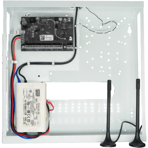 middelgrote metalen behuizing met voeding voor flexi sp3 k01 35