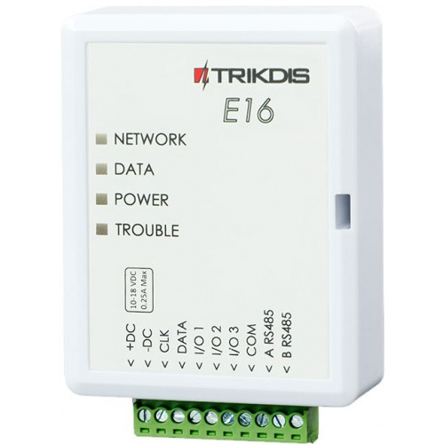 trikdis e16 ethernet communicatiemodule - ip module e16 39