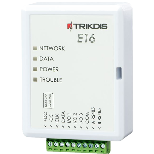 Trikdis E16 Ethernet communicatiemodule - IP module