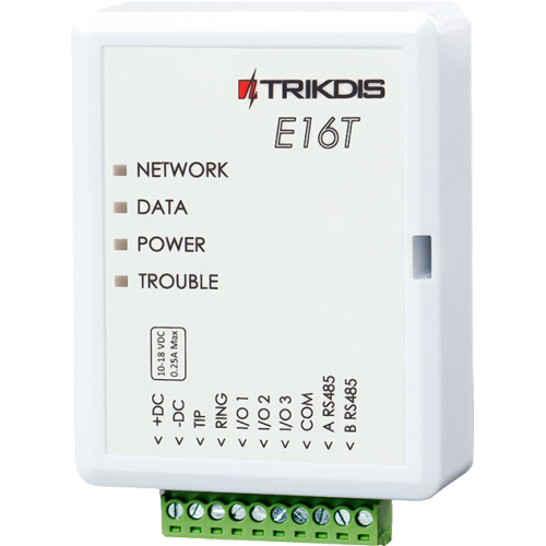 Trikdis E16T Ethernet universele communicatiemodule - IP module