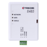Trikdis E485 Ethernet module (RS485) Trikdis E485 Ethernet module (RS485)