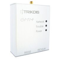 Trikdis GM14 SMS- en oproep-ontvanger Trikdis GM14 SMS- en oproep-ontvanger